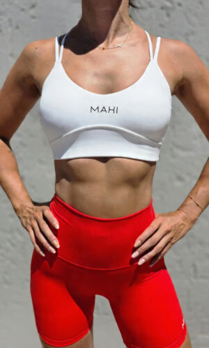 ALL STRAP WHITE BRA
